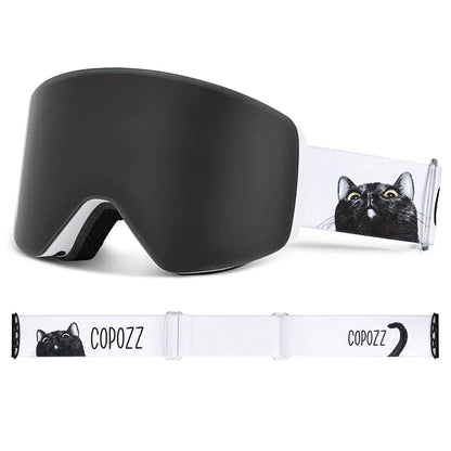 Ski Goggles & Snowboard Mask – UV400 Yellow Lens Eyewear Kit for Adults