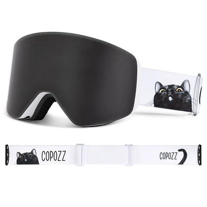 Ski Goggles & Snowboard Mask – UV400 Yellow Lens Eyewear Kit for Adults
