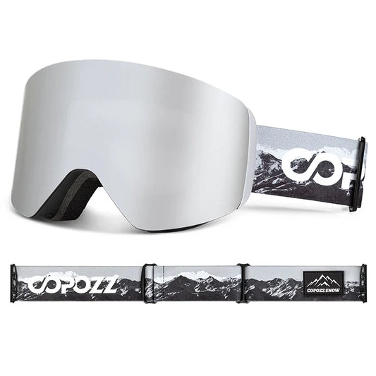 Ski Goggles & Snowboard Mask – UV400 Yellow Lens Eyewear Kit for Adults