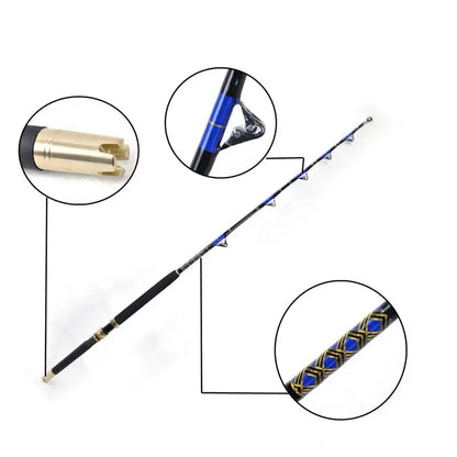 Deep Sea Fishing Rod 5'6" – Heavy-Duty Trolling Rod