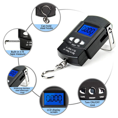 Survival Now™ Electronic Scale with Backlit LCD Display