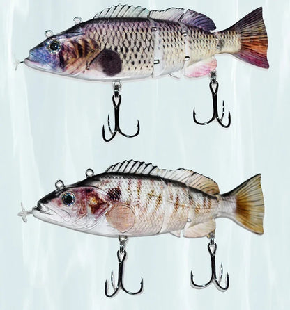 Robotic Swimming Lures, USB Rechargeable, LED Flashing