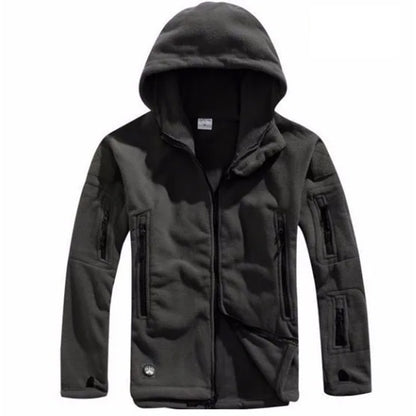 Winter Thermal Fleece Tactical Jacket - Warm, Rugged, Versatile