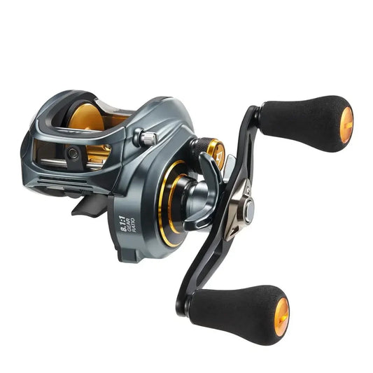 Baitcaster Reel for Freshwater & Saltwater Fishing, 15kg Max Drag
