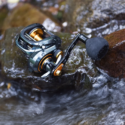 Baitcaster Reel for Freshwater & Saltwater Fishing, 15kg Max Drag