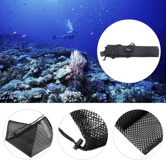 Fast Drying Dive Swimming Storage Mesh Bag for Gear Organization