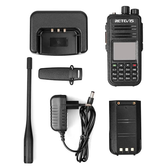 DMR Walkie Talkie with GPS | UHF/VHF Dual Band Radio