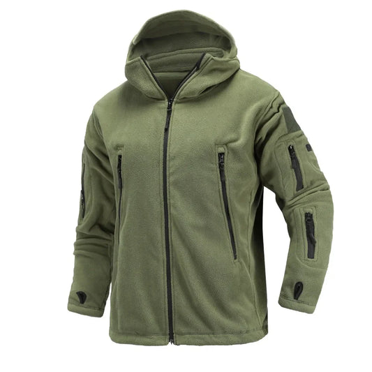 Outdoor Fleece Softshell Jacket - Polartec Thermal, Windproof, Durable
