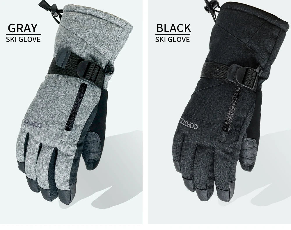 Unisex Ski Gloves for Extreme Cold – Waterproof, Thermal, and Touchscreen-Compatible