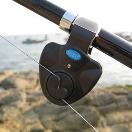 LED Light Fishing Bite Alarm, Loud, Rod-Friendly