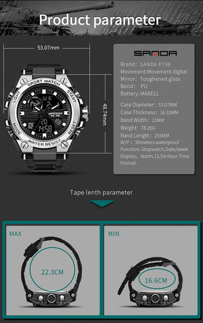 Survival Now™ G Style Men Digital Watch
