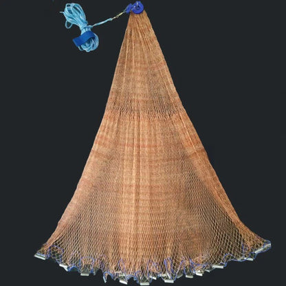Hand Throw Fish Cast Net, Small Mesh Nylon Bait Net