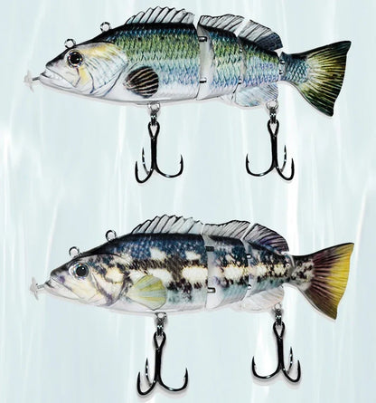 Robotic Swimming Lures, USB Rechargeable, LED Flashing