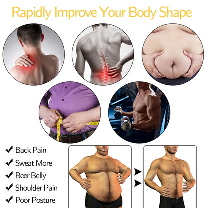 Survival Now™ Men Body Shaper Waist Trainer Vest