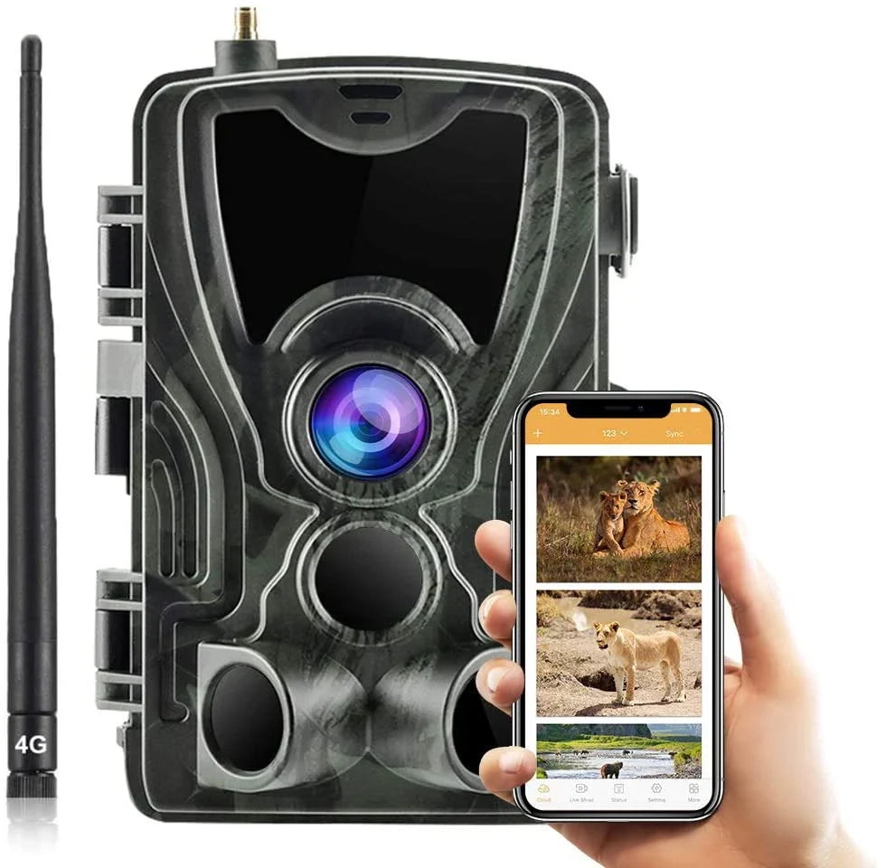 4G Trail Camera - 4K Wildlife & Security Monitoring with Instant Alerts
