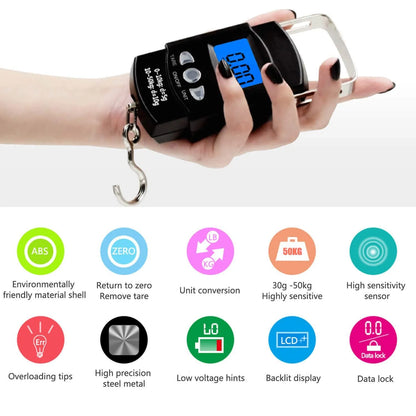 Survival Now™ Electronic Scale with Backlit LCD Display