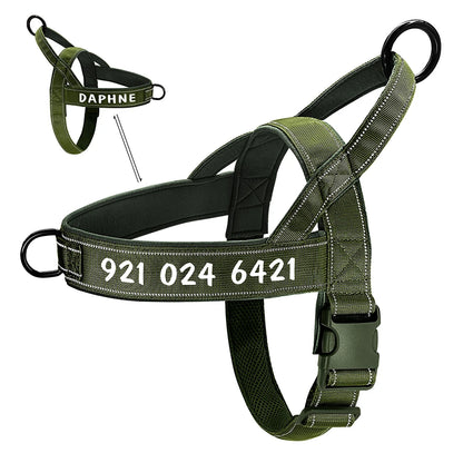 Survival Now™ Personalized Dog Military Tactical Harness