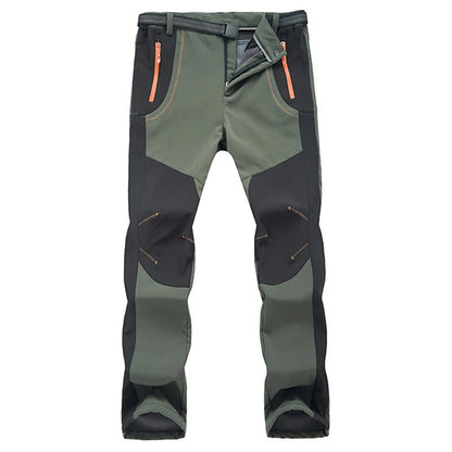Thick Warm Fleece Hiking Pants - Waterproof, Insulated, Durable
