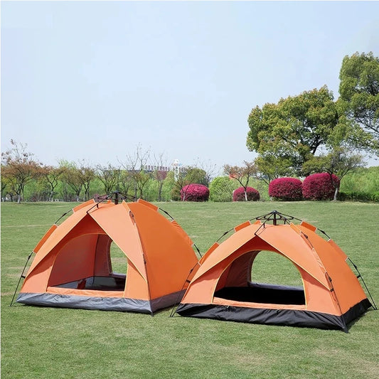 3-4 Person Quick-Open Camping Tent, Instant Setup