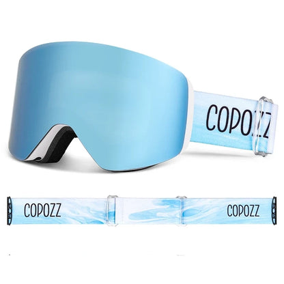 Ski Goggles & Snowboard Mask – UV400 Yellow Lens Eyewear Kit for Adults
