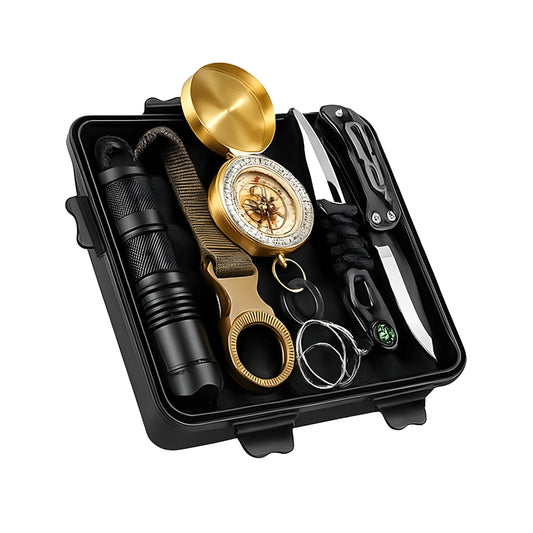 Multi-Function Outdoor Survival Kit – EDC Tools for Camping