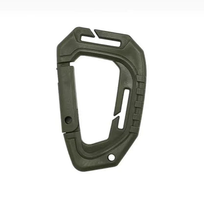 Tactical D-Ring Grimlock Carabiner Clip, 4-Pack
