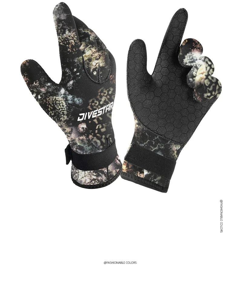 Survival Now™ Camo Diving Gloves