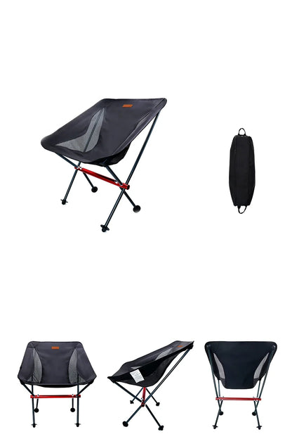 Camping Fishing Folding Chair, High-Back, Portable Seat