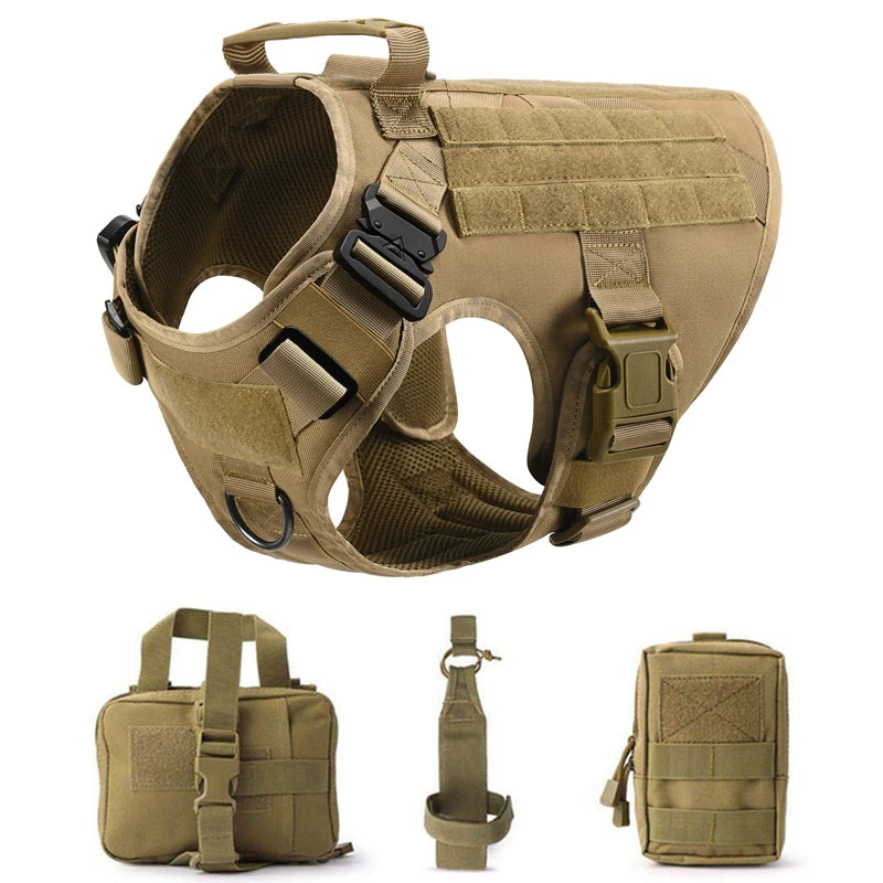 Survival Now™ K9 Tactical Military Vest & Leash Set