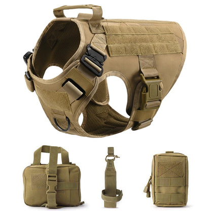 Survival Now™ K9 Tactical Military Vest & Leash Set