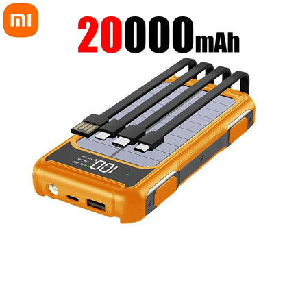Survival Now™ 30,000mAh Large-Capacity Solar Power Bank