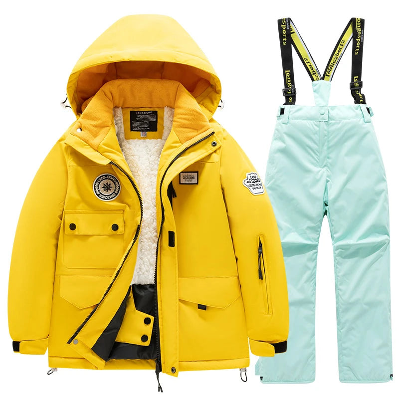 Children’s Ski Suit Set – Waterproof, Insulated Winter Gear for Boys and Girls