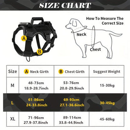 Survival Now™ Heavy-Duty Dog Tactical Harness