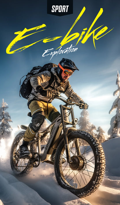 Survival Now™ 26-Inch Adult Electric Mountain Bike