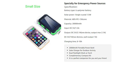 Survival Now™ Emergency Kit Solar Charger