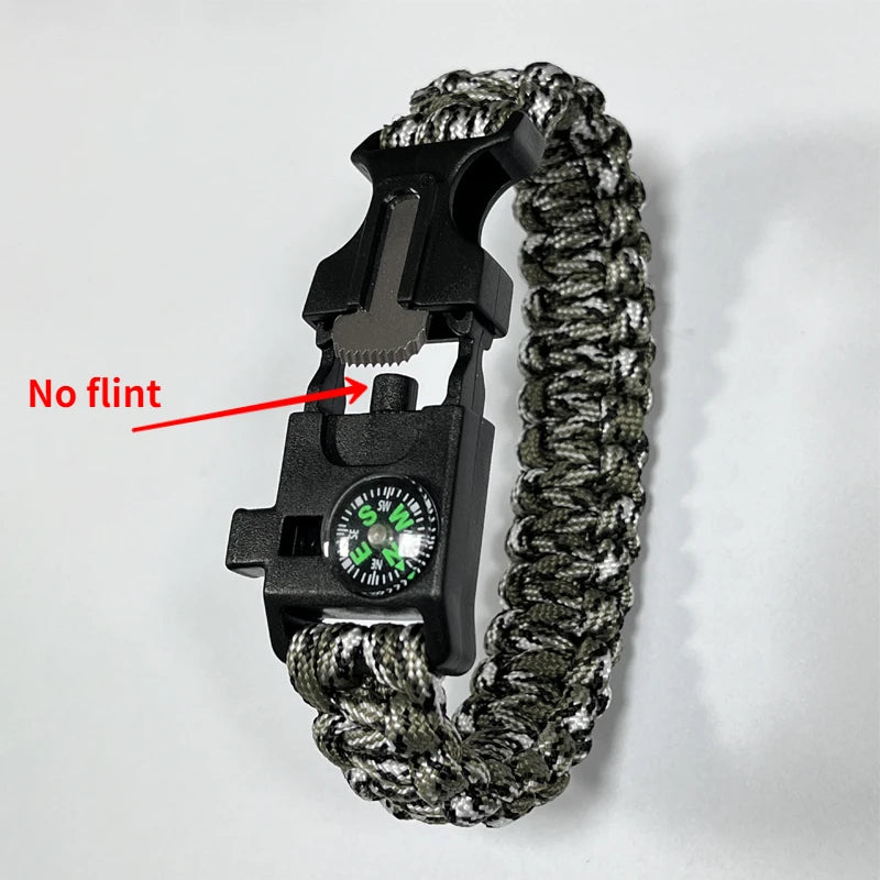 Survival Now™ Paracord Outdoor Survival Bracelet
