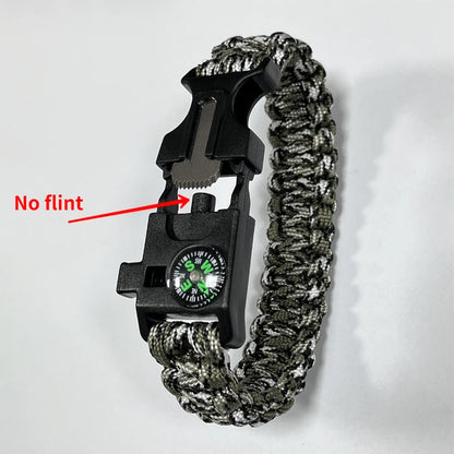 Survival Now™ Paracord Outdoor Survival Bracelet