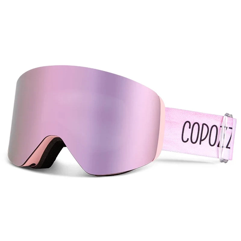 Ski Goggles & Snowboard Mask – UV400 Yellow Lens Eyewear Kit for Adults
