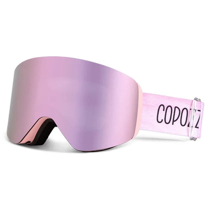 Ski Goggles & Snowboard Mask – UV400 Yellow Lens Eyewear Kit for Adults
