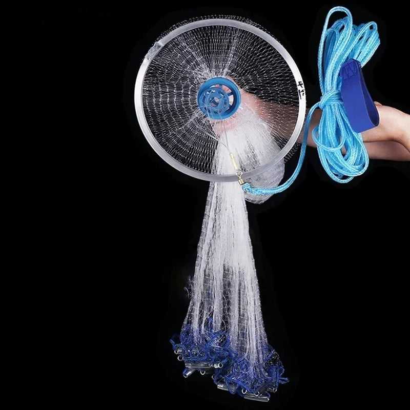 Monofilament Nylon Fishing Net, Hand Throw Cast Net