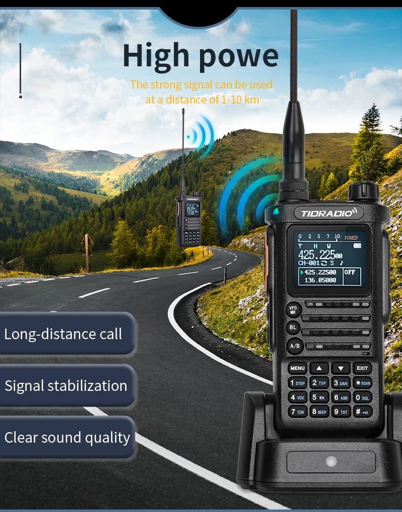 Survival Now™ Long Range Professional Two-Way Radio Set