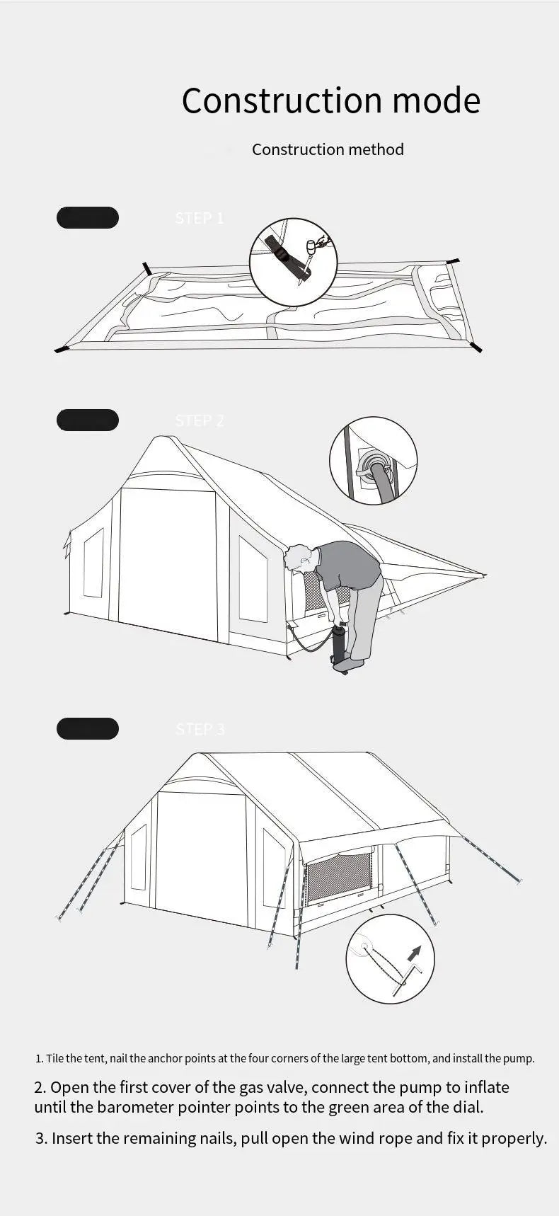 Survival Now™ Inflatable Camping Tent