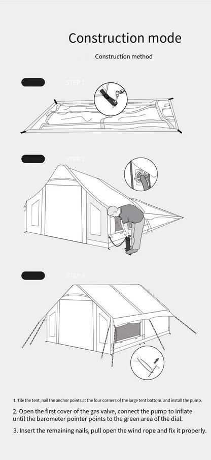 Survival Now™ Inflatable Camping Tent