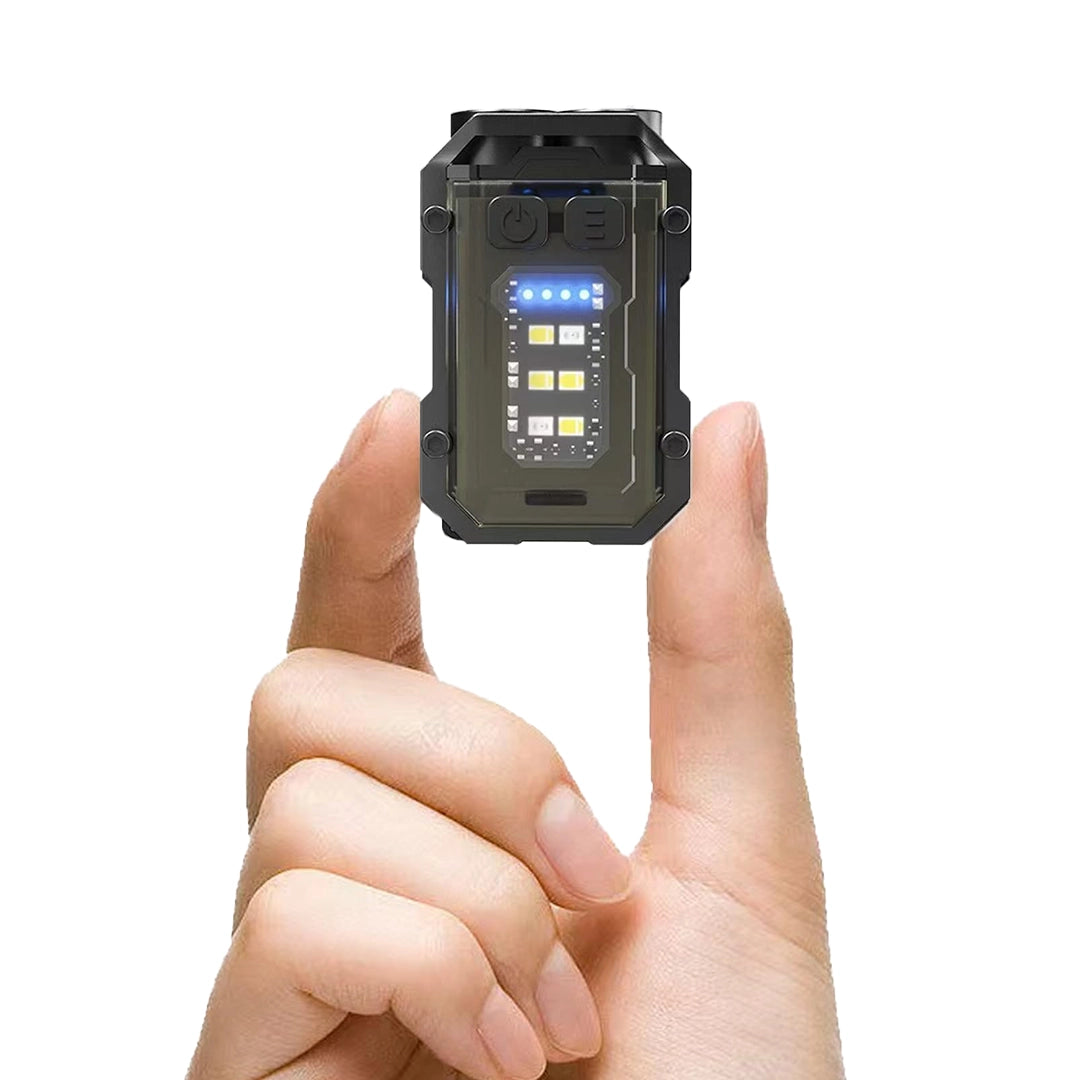 Mini Tactical Flashlight – USB Rechargeable, 500 Lumens