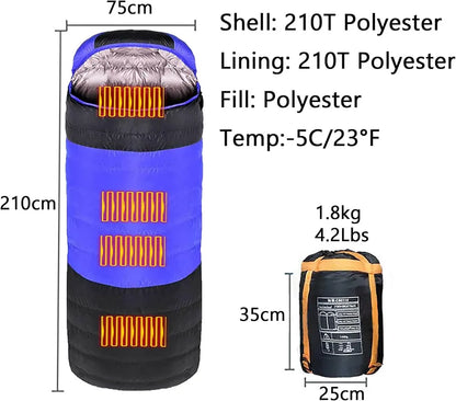 Survival Now™ USB Heated Wearable Sleeping Bag