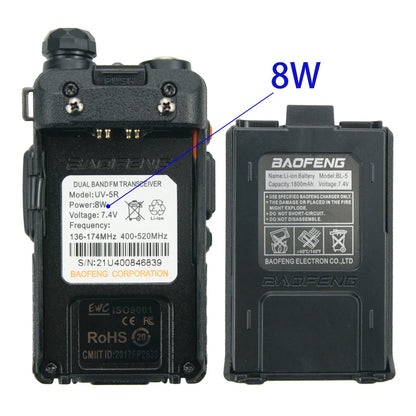 Survival Now™ UV-5R Walkie Talkie