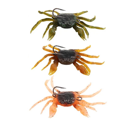 Realistic Silicone Crab Fishing Lure