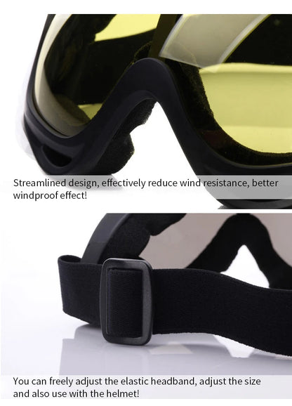 Survival Now™ Dirt Bike Goggles and Helmet Glasses