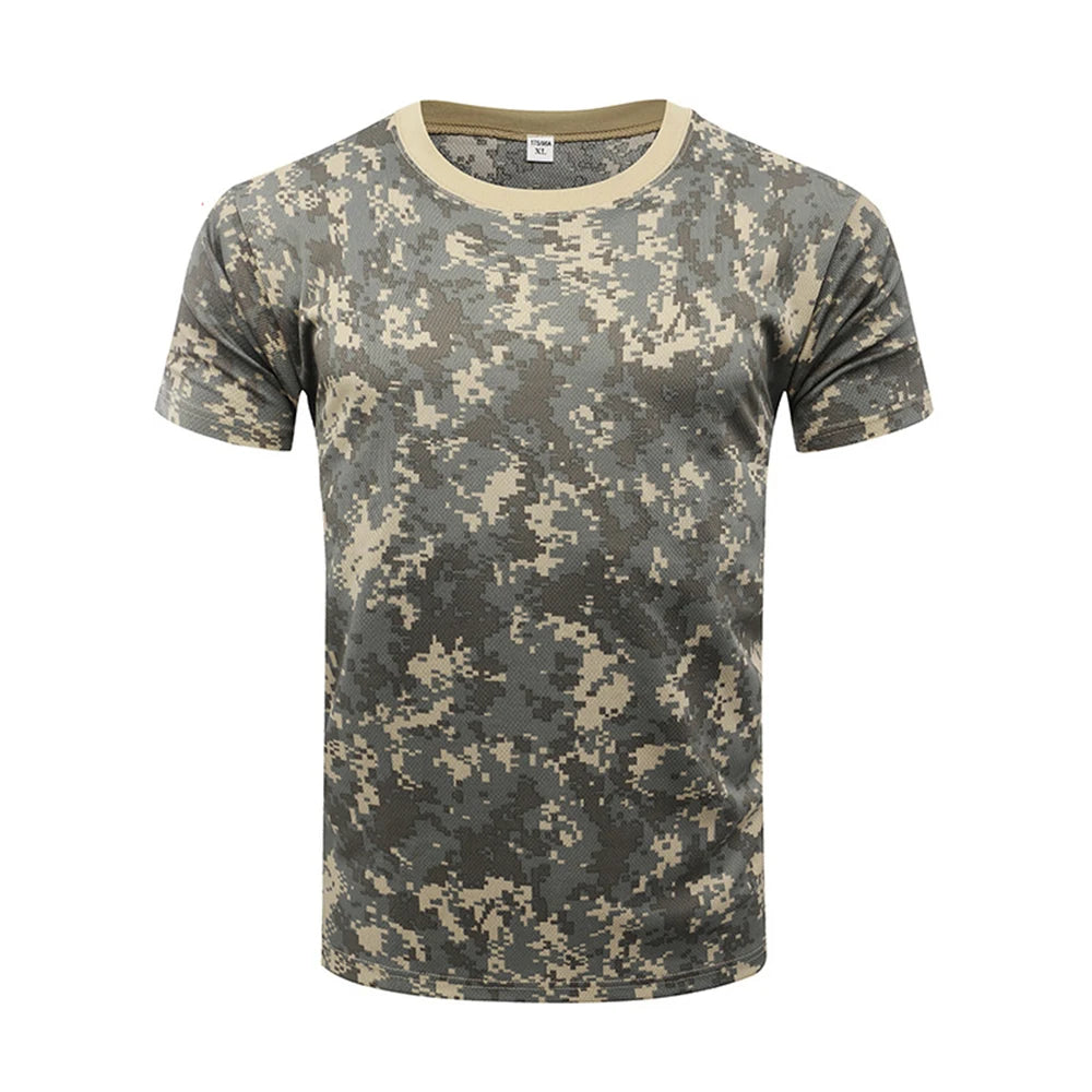 Survival Now™ Camouflage Tactical Shirt - Short Sleeve