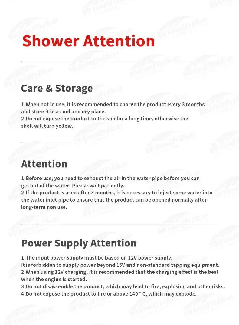 Survival Now™ Outdoor 2-In-1 Vehicle-Mounted Shower